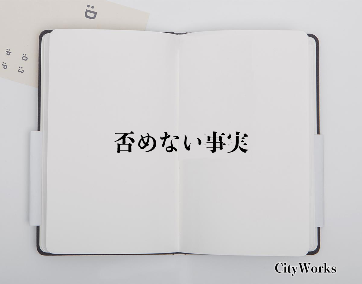 「否めない事実」とは？