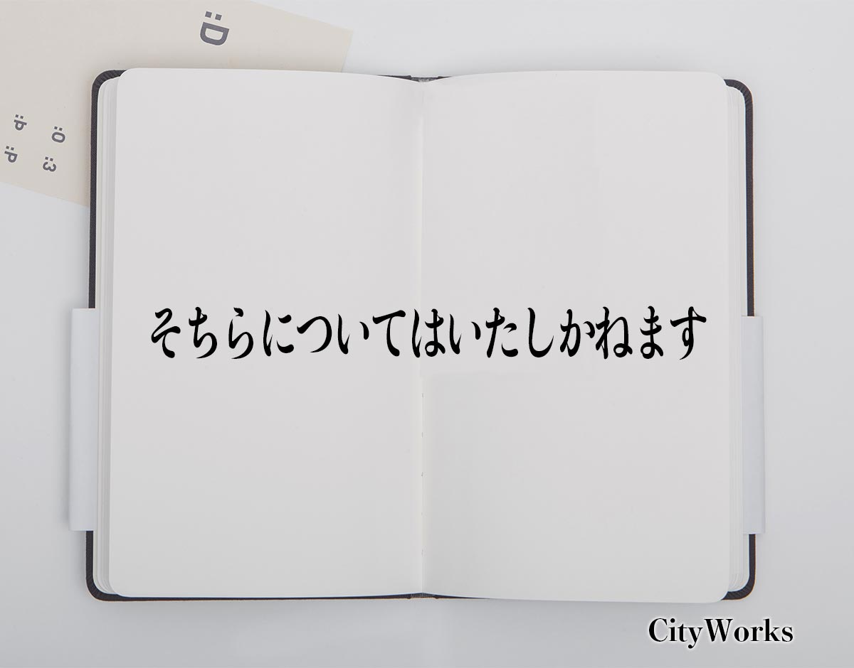 「そちらについてはいたしかねます」とは？